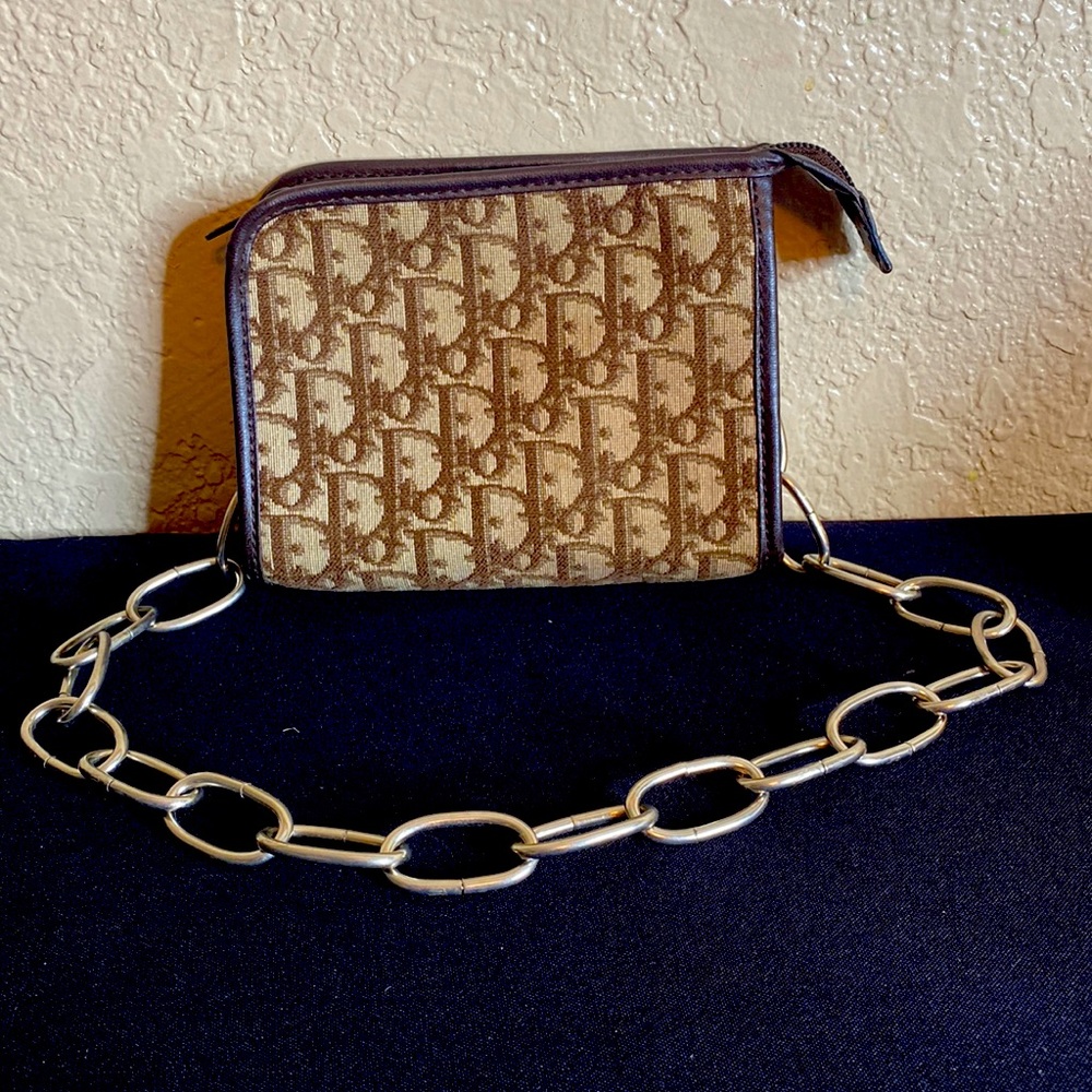 Vintage 1980 Dior Small Purse with Chain Strap